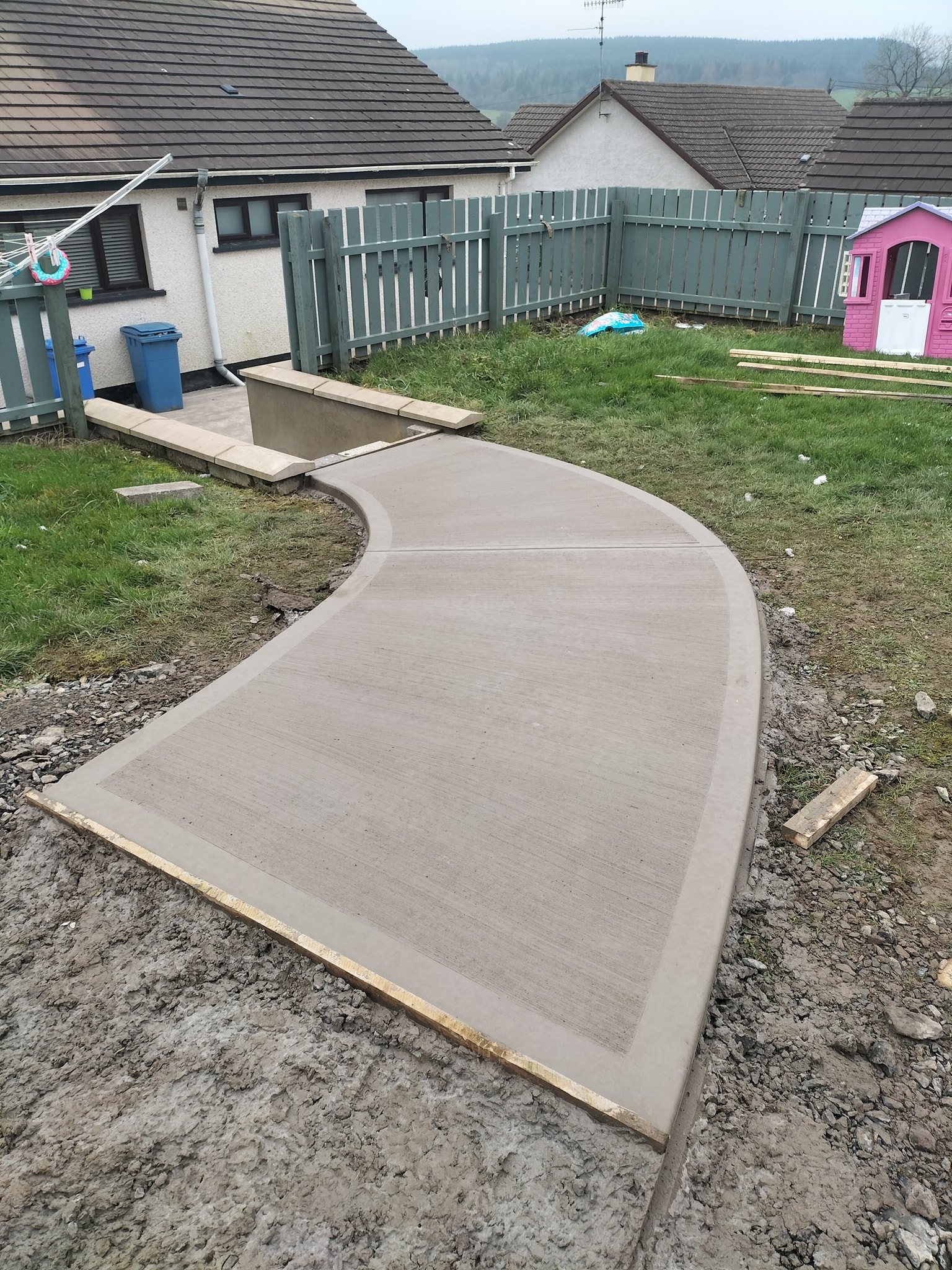 Garden path to house